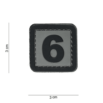 101 INC PVC Patch - Nummer (Nummer: 6)