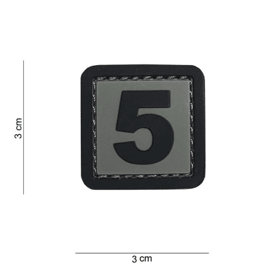 101 INC PVC Patch - Nummer (Nummer: 5)