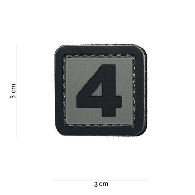 101 INC PVC Patch - Nummer (Nummer: 4)