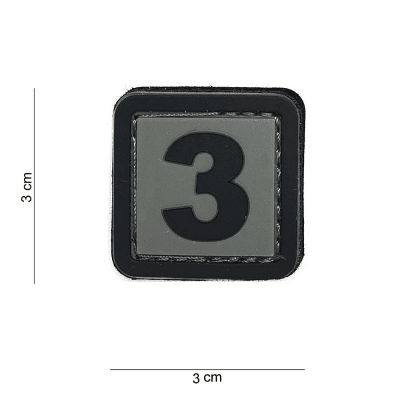 101 INC PVC Patch - Nummer (Nummer: 3)