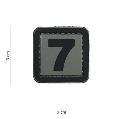 101 INC PVC Patch - Nummer (Nummer: 7)