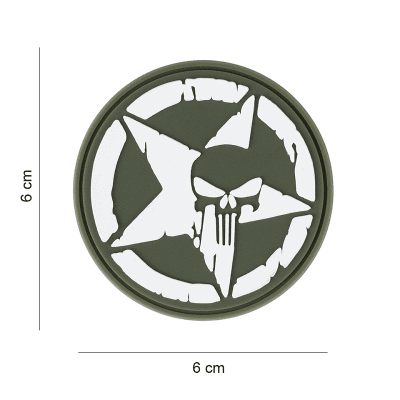 101 INC PVC Patch - Punisher Allied Star