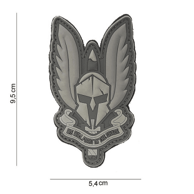 101 INC PVC Patch - Spartan (Färg: Grå)