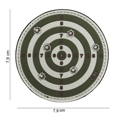 101 INC PVC Patch - Target (Färg: Grön)