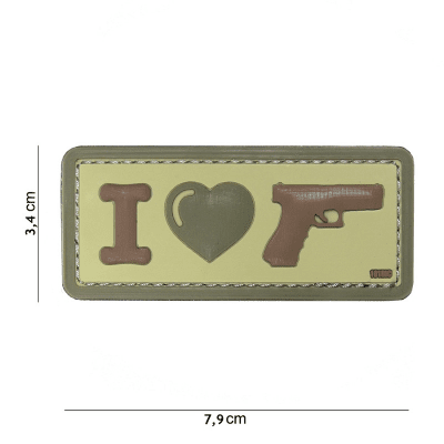 101 INC PVC Patch - I Love My Sidearm