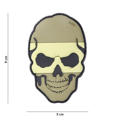 101 INC PVC Patch - Skull Spain Subdued