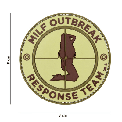 101 INC PVC Patch - Milf Outbreak (Färg: Coyote)