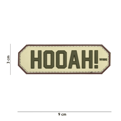 101 INC PVC Patch - HOOAH! (Färg: Sand)