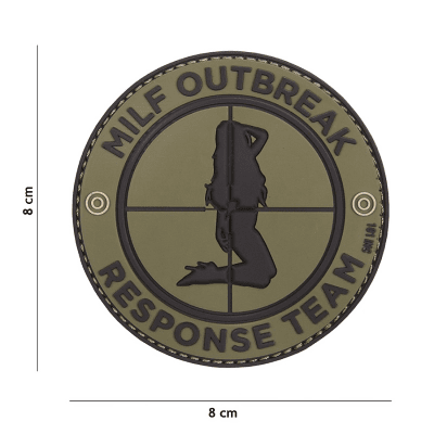 101 INC PVC Patch - Milf Outbreak (Färg: Grön)