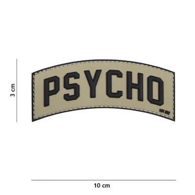101 INC PVC Patch - Psycho (Färg: Coyote)