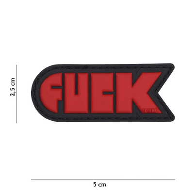 101 INC PVC Patch - Fuck