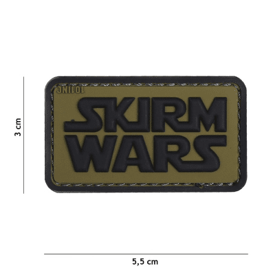 101 INC PVC Patch - Skirm Wars (Färg: Grön)