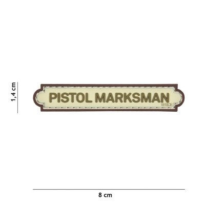 101 INC PVC Patch - Pistol Marksman