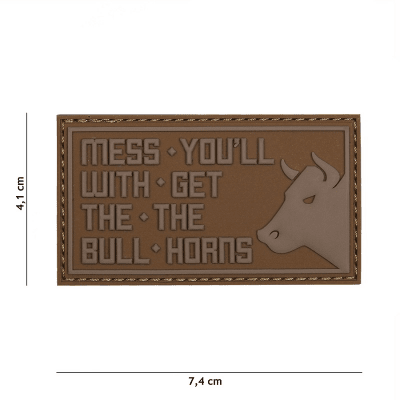 101 INC PVC Patch - Mess You'll (Färg: Coyote)