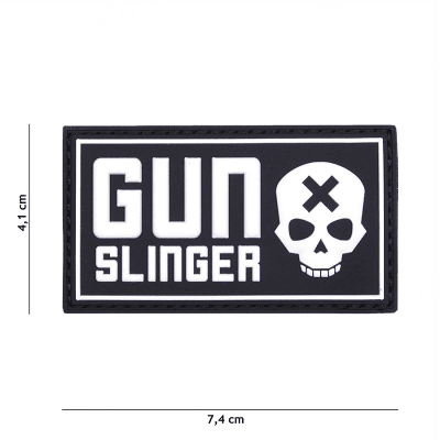 101 INC PVC Patch - Gun Slinger (Färg: Svart)