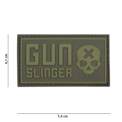 101 INC PVC Patch - Gun Slinger (Färg: Grön)