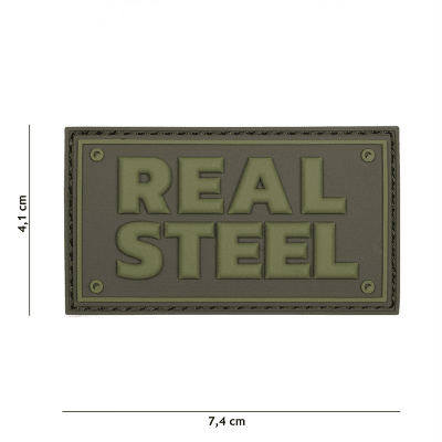 101 INC PVC Patch - Real Steel (Färg: Grön)