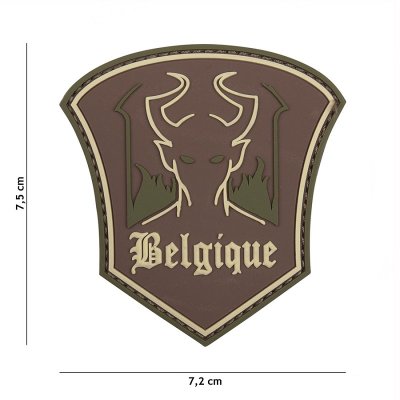 101 INC PVC Patch - Belgique Devil