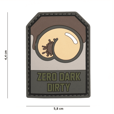 101 INC PVC Patch - Zero Dark Dirty (Färg: Grå)