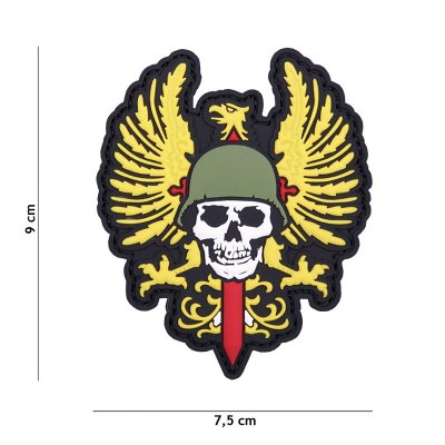 101 INC PVC Patch - Spanish Skull