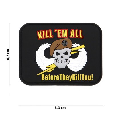 101 INC PVC Patch - Kill 'em All
