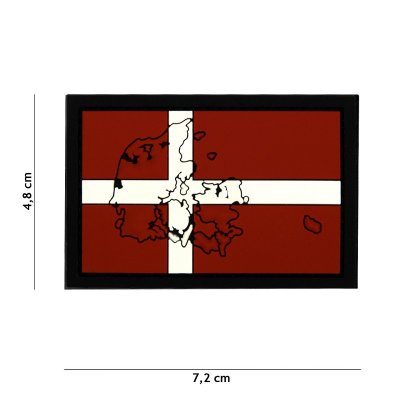 101 INC PVC Patch - Flagga Danmark 2.0