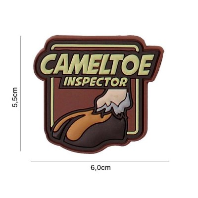 101 INC PVC Patch - Cameltoe Inspector (Färg: Brun)