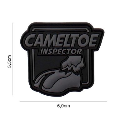 101 INC PVC Patch - Cameltoe Inspector (Färg: Svart/Grå)