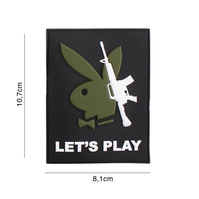 101 INC PVC Patch - Playboy Gun Let's Play