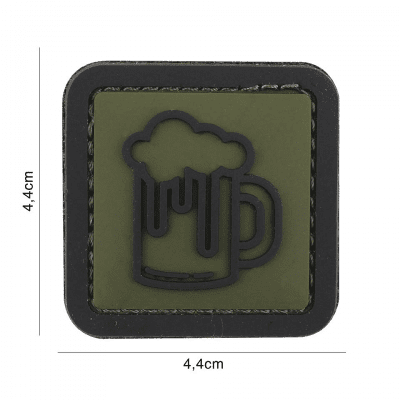 101 INC PVC Patch - Beer (Färg: Grön)