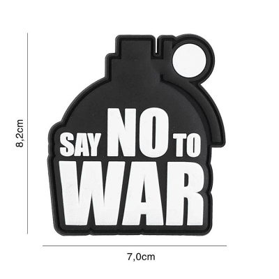 101 INC PVC Patch - Say NO to WAR