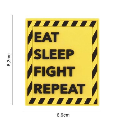 101 INC PVC Patch - Eat Sleep Fight Repeat