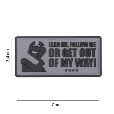 101 INC PVC Patch - Lead me, follow me