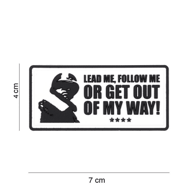 101 INC PVC Patch - Lead me, follow me