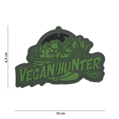 101 INC PVC Patch - Vegan Hunter (Färg: Grön)