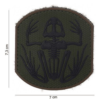 101 INC PVC Patch - Frog Skeleton