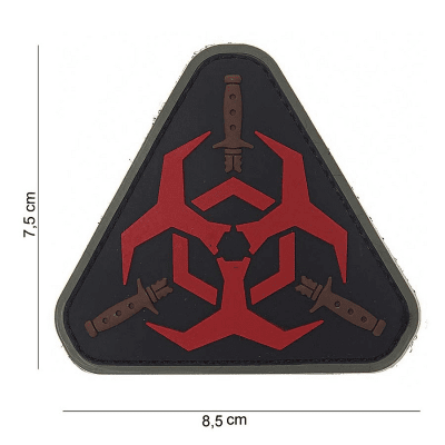 101 INC PVC Patch - Outbreak Response (Färg: Röd)