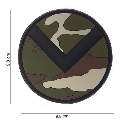 101 INC PVC Patch - Spartan Shield (Färg: Woodland)