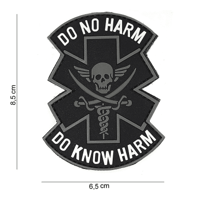 101 INC PVC Patch - Do No Harm (Färg: Svart)