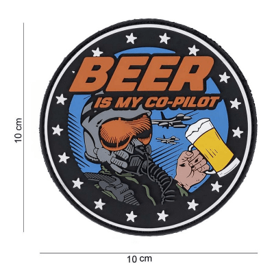 101 INC PVC Patch - Beer is my Co-pilot