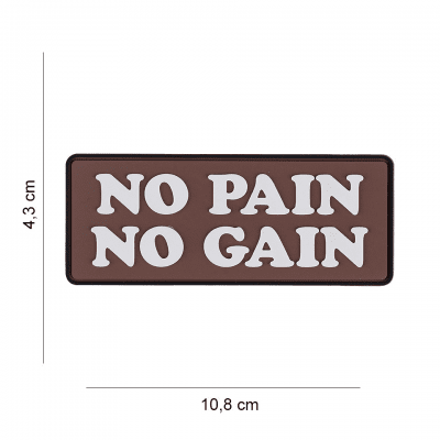 101 INC PVC Patch - No Pain No Gain