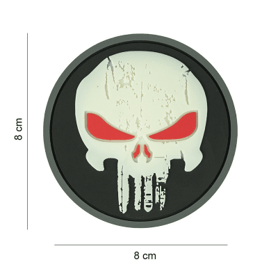 101 INC PVC Patch - Punisher Red Eyes