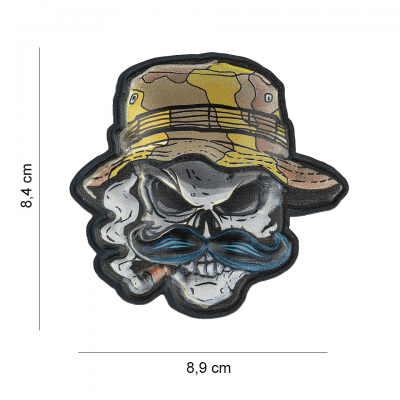 101 INC PVC 3D Patch - UV Skull Bush Ranger