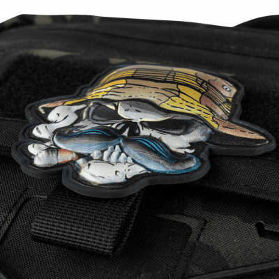 101 INC PVC 3D Patch - UV Skull Bush Ranger