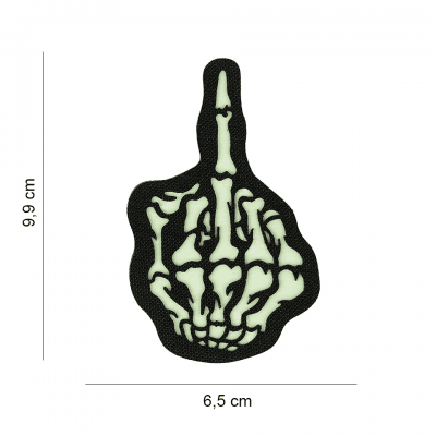101 INC Laser Cut Patch - Finger Glow In The Dark