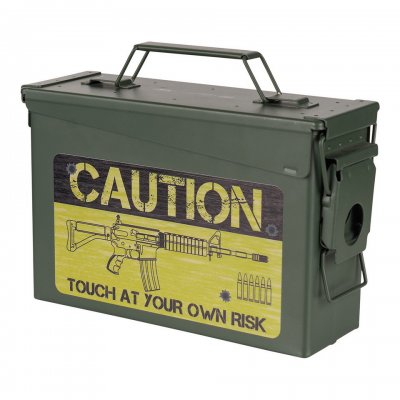 Fosco Ammo Box Cal. 30mm - Caution Risk