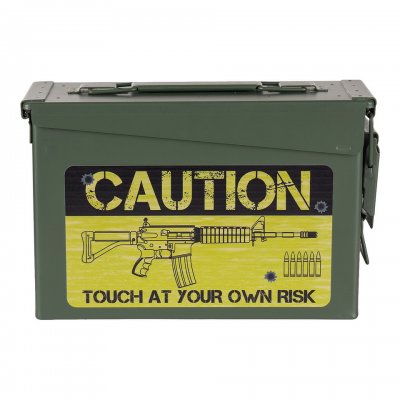 Fosco Ammo Box Cal. 30mm - Caution Risk