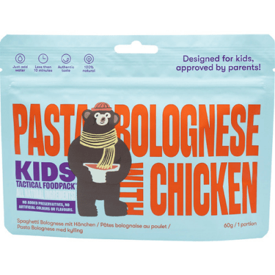 Tactical Foodpack Kids Pasta Bolognese with Chicken 60g