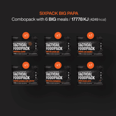 Tactical Foodpack Six Pack Big Papa