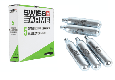 Swiss Arms CO2 Smörjmedelspatroner - 5st